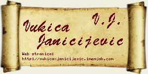 Vukica Janičijević vizit kartica
